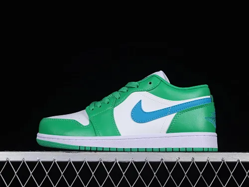 All categories Air Jordan Jordan series basketball shoes Air Jordan 1 Low Z version Air Jordan 1 Low "White Green" AJ1 Joe 1 white green low-top basketball shoes DC0774-304